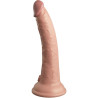 King Cock - Elite Vibrateur Gode Réaliste & Télécommande En Silicone 17.8 Cm
